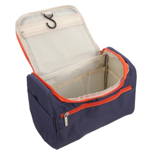 Healvian Multifunktionale Kosmetiktasche für Herren wasserdichte Toilettentasche mit Mehreren Fächern für Kosmetik und Reiseartikel Stilvolles Design Blau von Healvian