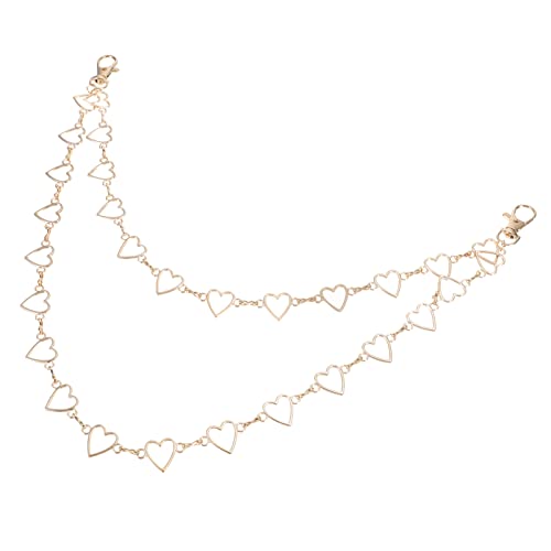 Healvian Multilayer Jeanskette Mit Pfirsichherz-design Einstellbare Hosenkette Für Damen Und Herren Modisches Accessoire Für Jeans Und Lederhosen Leicht Und Healvian Multilayer Jeanskette Mit Pfirsichherz-design Einstellbare Hosenkette Für Damen Und Herren Modisches Accessoire Für Jeans Und Lederhosen Leicht Und von Healvian