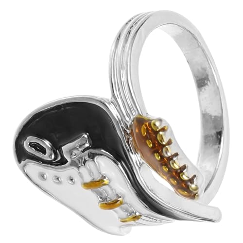 Healvian Musikfestival Ring Mode Finger Schmuck Hochzeit Die Gold Gitarre con stachelig Schlüssel groß ring zubehör Punk -Stilring Ringe Frauen Abschlussband Konzertringe Zinklegierung von Healvian