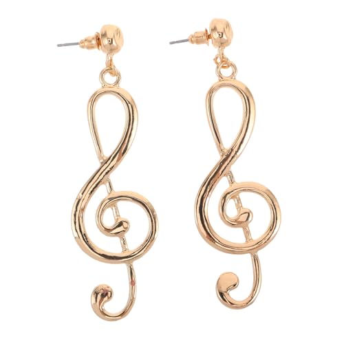 Healvian Ohrringe Mit Musiknoten Ohrhänger Für Damen Creolen Mit Notenblättern Tropfenohrringe Aus Materialien Schmuck Für Partys Und Besondere Anlässe von Healvian
