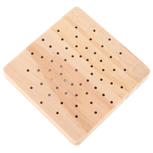 Healvian Nagelbohrer Bit Aufbewahrungsständer aus Holz Nagelbohrer Organizer mit Mehrfachfächern für Maniküre und Nagelstudio Praktischer Nail Drill Bit Halter für Professionelle und von Healvian