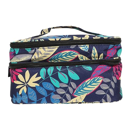 Healvian Nagellack-Aufbewahrungstasche 30 Fächer Reise-Make-up-Organizer von Healvian