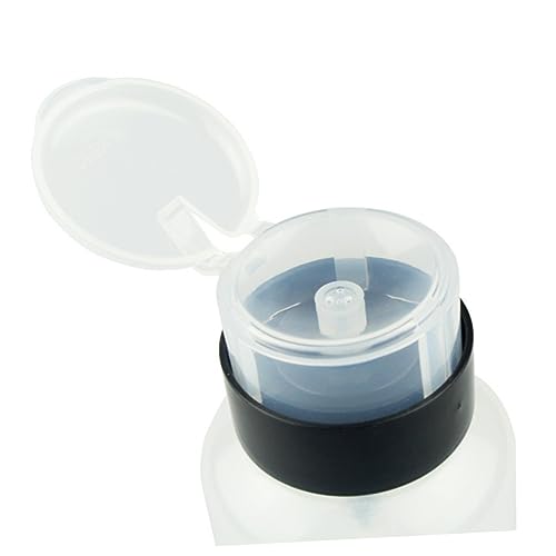 Healvian Nagellackentferner Pumpspender Flasche aus Kunststoff mit Sicherem Verschluss Druckempfindlich für Nagellackentferner und Make Up Entferner Leicht zu Bedienen und Auslaufsicher von Healvian
