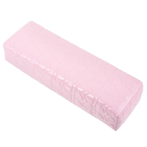 Healvian Nail Art Handauflage aus PU Leder Abnehmbares Kissen Wasserabweisend Leicht zu Reinigen Ergonomisches Manikürepolster für DIY Nageldesign Handstütze für Nageltechniker von Healvian