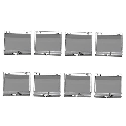 Healvian Nail Art Organizer 8-teiliges Kunststoff-aufbewahrungsetui Für Nagelstücke Künstliche Nägel Box Für Nagelkunstbedarf Kompakt Platzsparend Stilvoll von Healvian