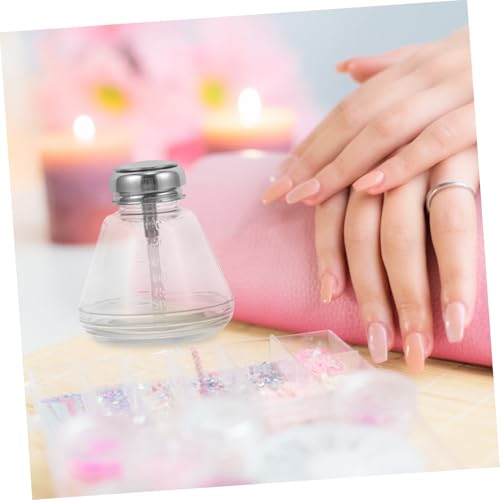 Healvian Nail Polish Remover Flasche Kleine Glas Pressflasche Wiederverwendbar Leicht Tragbar Für Nagellackentferner Flüssigkeiten Praktisch Und Robust Healvian Nail Polish Remover Flasche Kleine Glas Pressflasche Wiederverwendbar Leicht Tragbar Für Nagellackentferner Flüssigkeiten Praktisch Und Robust von Healvian