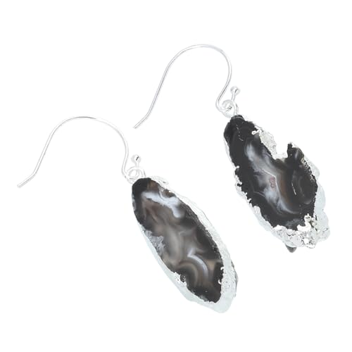 Healvian Natürliche Achat Ohrhänger Unregelmäßige Kristallohrringe Damen Eleganter Ohrschmuck Modisch Zufälliger Stil Healvian Natürliche Achat Ohrhänger Unregelmäßige Kristallohrringe Damen Eleganter Ohrschmuck Modisch Zufälliger Stil von Healvian