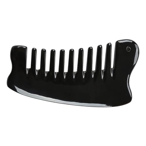 Healvian Natürliches Oxhorn Massagekamm mit Breiten Zähnen Multifunktionaler Kopf und Rückenmassagekamm Tragbarer Haarkamm für Damen und Herren zur Haar und Kopfhautpflege Haarbruch und Healvian Natürliches Oxhorn Massagekamm mit Breiten Zähnen Multifunktionaler Kopf und Rückenmassagekamm Tragbarer Haarkamm für Damen und Herren zur Haar und Kopfhautpflege Haarbruch und von Healvian