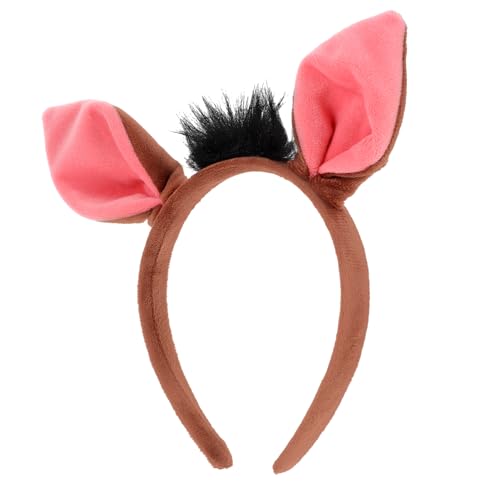 Healvian Niedliches Warzenschwein Ohren Stirnband aus Weichem Leichtes Tier Accessoire für Perfektes Dekorations und Cosplay Headband für Karneval Maskerade und Themenpartys Healvian Niedliches Warzenschwein Ohren Stirnband aus Weichem Leichtes Tier Accessoire für Perfektes Dekorations und Cosplay Headband für Karneval Maskerade und Themenpartys von Healvian