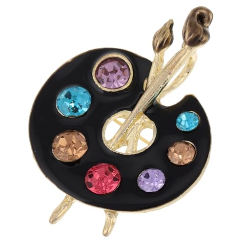 Healvian Ölgemälde Palette Brosche für Damen Anstecknadel für Kleider und Anzüge Dekorative Brosche mit Kunstdesign für Besondere Anlässe für Freundin oder Mutter von Healvian