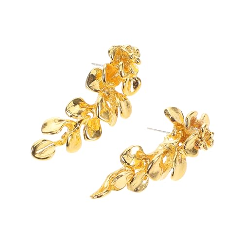 Healvian Ohrringe Blumenohrring goldene Ohrhänger ethnischer Ohrring Statement Schmuck Frauenschmuck Kristallblumen-Ohrhänger übertriebener Ohrring Legierung Healvian Ohrringe Blumenohrring goldene Ohrhänger ethnischer Ohrring Statement Schmuck Frauenschmuck Kristallblumen-Ohrhänger übertriebener Ohrring Legierung von Healvian