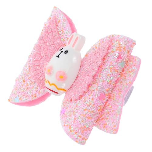 Healvian Easter Bunny Haarclips Mit Glitzerbow Niedliche Hasenohren Haarspangen Für Mädchen Für Ostern Schulveranstaltungen Und Feiern Langlebig Und Festlich von Healvian