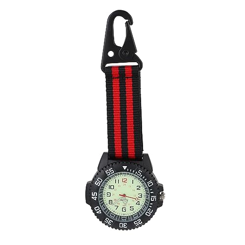 Healvian Outdoor Taschenuhr Karabiner Clip Uhr für Multifunktionale Uhr mit Nylonband für Wandern und Outdoor Aktivitäten Healvian Outdoor Taschenuhr Karabiner Clip Uhr für Multifunktionale Uhr mit Nylonband für Wandern und Outdoor Aktivitäten von Healvian