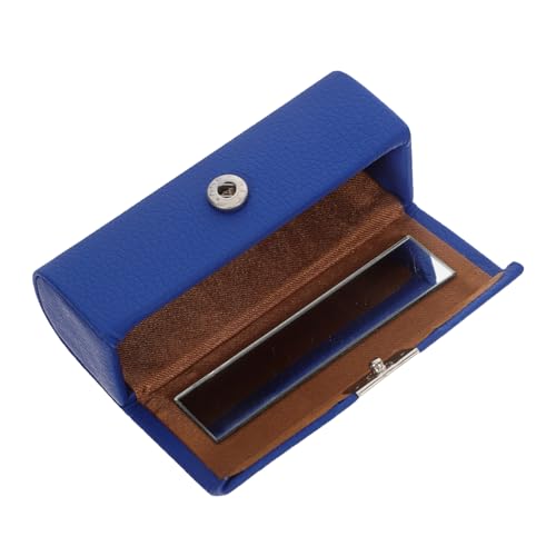 Healvian PU Lippenstift Etui mit Spiegel Kleiner Lippenstifthalter für Unterwegs Tragbare Lippenstiftbox aus Kunstleder Hochwertiger Make Up Organizer Praktische Zufällige von Healvian