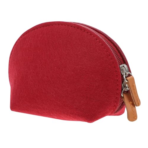 Healvian Pailletten-geldbörse Für Damen Clutch Mit Münzeinsatz Muscheltasche Rot Kleiner Beutel Für Karten Schlüssel Und Kleingeld von Healvian