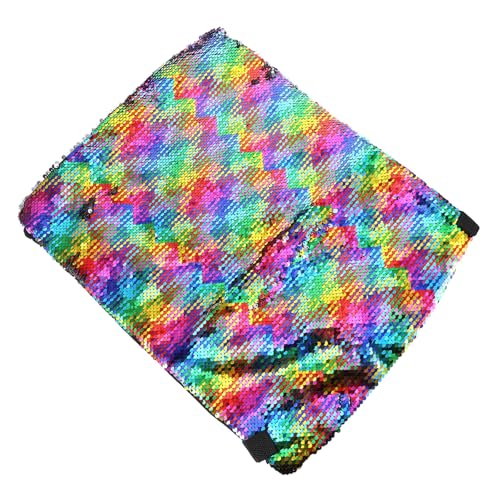 Healvian Glitzernder Kordelzug Rucksack Aus Pailletten Vielseitige Sporttasche Für Mädchen Leicht Stylisch Für Schule Outdoor-aktivitäten Geschenke von Healvian
