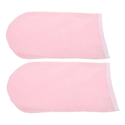 Healvian Paraffinwachs-fäustlinge Spa-handschuhe Für Damen Handbade-fäustlinge Heißwachs-hand Stoffhandschuhe Hautpflege-hand Paraffinwachs Für Hände Weißer Rand 25 X 15 Cm von Healvian