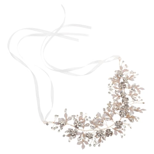 Healvian Partys Brautjungfern Mit Mädchen Brauthochsteckfrisur Goldene Accessoires Tiara Boho Blumenhaarnadel Blumen Strass Braut Blätter Göttin Hochzeit Eleganter Schmuck Anlässe von Healvian
