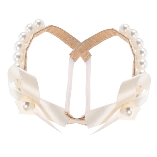 Healvian Pearl geschmückte High Heel Schuhriemen Abnehmbare Anti lose Fixierbänder für Damen Einfache Anbringung Stilvolle Absatz schnürsenkel mit Schnalle für Sicheren Halt von Healvian