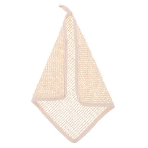 Healvian Peeling Badetuch aus Baumwolle und Sanfter Waschhandschuh mit Rückenschrubber Funktion Doppelseitiges Körper Peeling für Dusche und Reise Hautschonend und Vielseitig Einsetzbar von Healvian