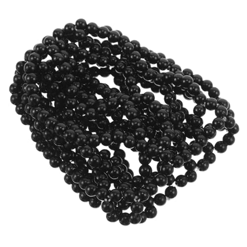 Healvian Perlengeflochtenes Haarnetz Haarschmuck Häkeln Rotierende Spielzeuge Blumenhaarnetz Kleidungsnadeln Häkelnadeln Kleiderbügel Für Draußen Schwenkräder Haargel Künstliche Perle Black von Healvian