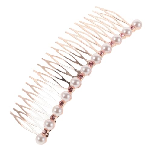Healvian Strass-haarkamm Aus Legierung Mit Perlenakzenten Seitlicher Haarkamm-clip Für Hochzeitsfrisuren Dekorative Haarkämme Zum Stylen Von Haaren von Healvian
