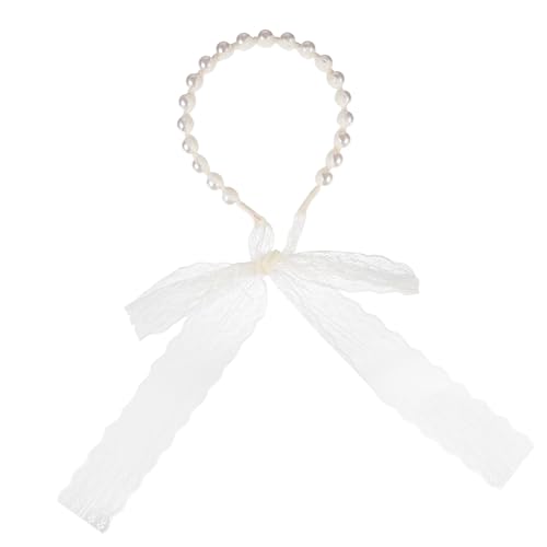 Healvian Perlen-haarband Für Mädchen Mit Schleife Modischer Haarschmuck Für Junge Mädchen Für Besondere Anlässe Und Tägliche Outfits Bequem Und Stilvoll von Healvian