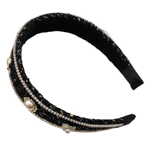 Healvian Perlenstirnband Damen Haaraccessoire mit Funkelnden Strasssteinen Breites Modisches Haarband für Alltag Party und Festliche Anlässe Bequemer Leichter Kopfschmuck Healvian Perlenstirnband Damen Haaraccessoire mit Funkelnden Strasssteinen Breites Modisches Haarband für Alltag Party und Festliche Anlässe Bequemer Leichter Kopfschmuck von Healvian