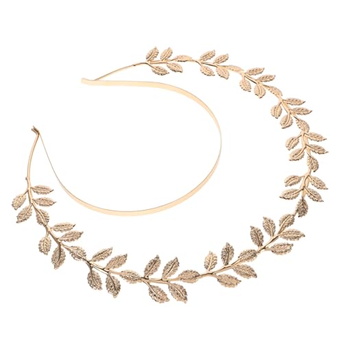 Healvian Perlenstirnband Party Tiara Göttinnenkrone Brautstirnband Abschlussballstirnband Haarperlen Brautkrone Brautjungfernhaarband Brautstirnband Hoop Festival Haarschmuck Mi Legierung von Healvian