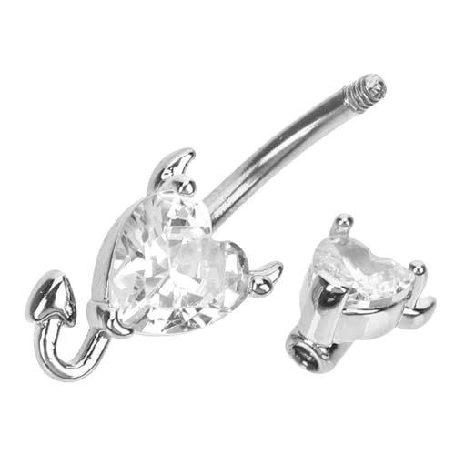 Healvian Personalisierter Bauchnabelring Mit Teufelssymbol Hochwertigem Stilvoller Schmuck Für Frauen Für Partys Strandveranstaltungen Healvian Personalisierter Bauchnabelring Mit Teufelssymbol Hochwertigem Stilvoller Schmuck Für Frauen Für Partys Strandveranstaltungen von Healvian