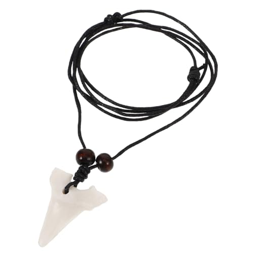 Healvian Personality Simulation Sharks Tooth Necklace Unisex Fashion Pendant Symbolisiert Stärke und Mut Langlebigem Material Geeignet für Männer und Frauen Perfektes Schmuckstück für von Healvian