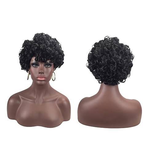 Healvian Perücke Für Frauen Kurzes Lockiges Haar Perückenabdeckung Bequem Ventilierend Ideal Für Partys Den Täglichen Gebrauch Healvian Perücke Für Frauen Kurzes Lockiges Haar Perückenabdeckung Bequem Ventilierend Ideal Für Partys Den Täglichen Gebrauch von Healvian