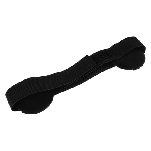 Healvian Perücke Runde Ohrenschutzbänder Kopfwickel Zugschnur Mütze Mit Satinfutter Spitzenband Klare Riemen Seidiger Durag Schweißbänder Am Handgelenk Männliche Motorhaube Gummiband Black von Healvian