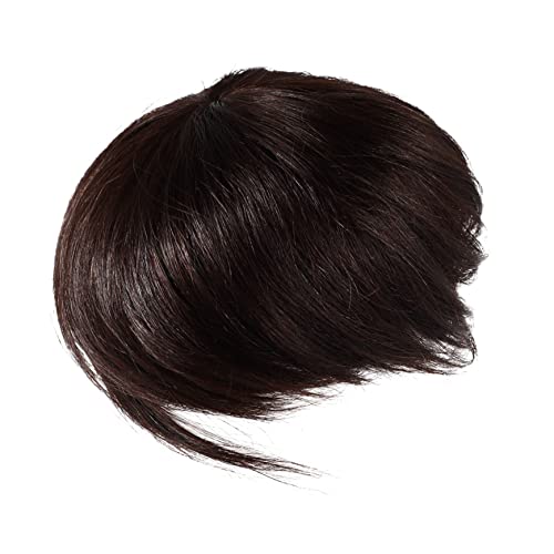 Healvian Haarfransen Clip Damen Aus Echtem Menschlichen Haar Tiefe Braune Farbe Nahtloser Ansatz Für Alltag Partys Hochzeiten Und Cosplay von Healvian