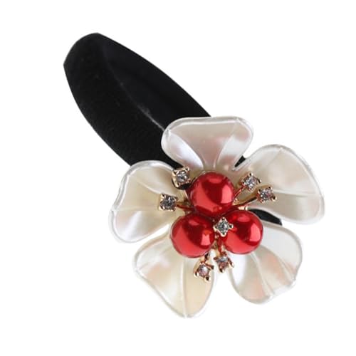 Healvian Petal Haargummi mit Guter Elastizität und Textur Langlebiges Haarschmuck Accessoire für Pferdeschwanz und Dutt Leichtes Kompaktes Retro Design für Modische Frauen und Mädchen von Healvian