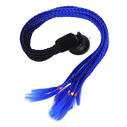Healvian Helm Dreadlocks Pferdeschwanz Zubehör Stylische Künstliche Zöpfe Für Helmdekor Einfache Installation Praktisches Helm Ornament von Healvian