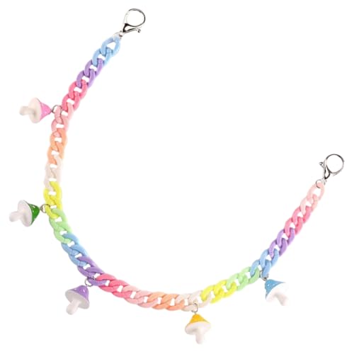 Healvian Pilzkette für Hosen Modisches Accessoire für Teenager Frauen für Partys Festivals Alltägliche Outfits Detailverliebt Verschenken von Healvian