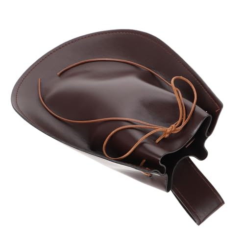 Healvian Gürteltasche Für Männer Mittelalter Tasche Kordelzug Münzgeldbörse Braun Renaissance Kleine Tasche Hüfttasche Fantasy Accessoires von Healvian