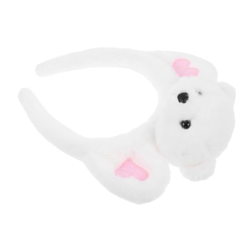Healvian Plüsch Bärenohren Haarreif Weiches Stirnband Kuscheliger Tierhaarreif für Erwachsene Party Cosplay Fotorequisit Niedliches Accessoire von Healvian