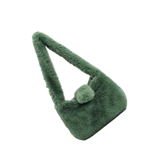 Healvian Plüsch Damentasche Für Außenbereich Aufbewahrungstasche Für Damen Modische Schultertasche Große Kapazität Telefon Lagerung Tasche Ein-schulter-tasche Reise-schultertasche von Healvian
