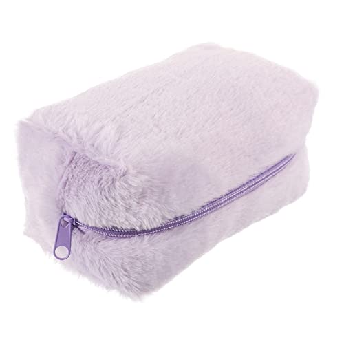 Healvian Plüsch Kosmetiktasche Handtasche Schminkbeutel Reise Kulturtasche Leicht Tragbar Multifunktional für Damen Outdoor Reise Organizer Toilettenartikel Aufbewahrung von Healvian