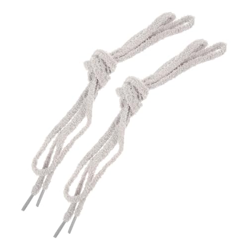 Healvian Plüschige Flache Schnürsenkel Weiche Komfortable Schuhbänder für Sneaker Sportschuhe Freizeitschuhe Verstellbar für Damen und Herren Einfache von Healvian