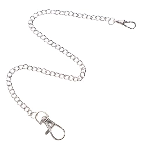 Healvian Pocket Watch Chain Aus Metall Dekorative Hose Kette Mit Karabiner Jeans Kette Für Männer Langlebiges Accessoire Für Geldbörse Und Uhren Retro Design Für Stilbewusste von Healvian