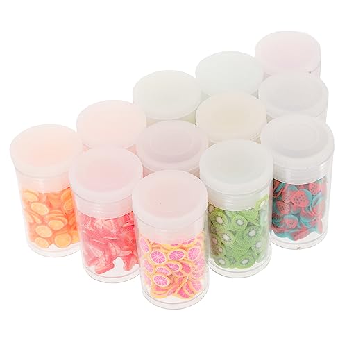 Healvian Frucht-nagelkunstscheiben Aus Boxen Mit Lipgloss-anhängern Für Nageldekorationen Und Basteln Geeignet Für Frauen Und Mädchen von Healvian