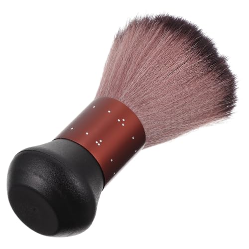 Healvian Praktische Bartbürste mit Holzgriff Weiche Haarschneidebürste für Herren Kompakte Leichte Reinigungsbürste für Salon und Heimgebrauch Schonend für Haut und Einfach zu Handhaben von Healvian