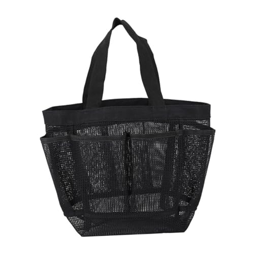 Healvian Praktische Handliche Netz Strandtasche mit Mehreren Fächern Vielseitige Reise Waschtasche für Damen und Herren Geeignet für Outdoor Familie und Business Trip von Healvian