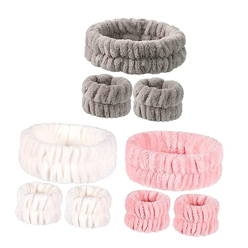 Healvian 1satz Komfortablen Haar Und Handgelenk-bändern Und Rutschfest Für Gesichtspflege Und Sport Super Elastisch Und Atmungsaktiv von Healvian