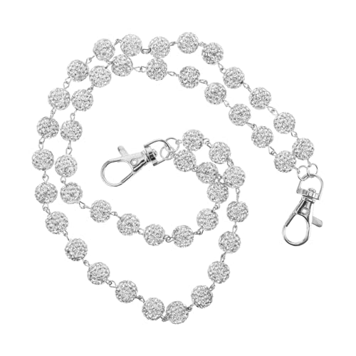 Healvian Punk Hose Kette mit Funkelnden Strasssteinen Langlebige Metall Gürtelkette für Herren Stylische Wallet Chain Vielseitiger Taschenanhänger für Jeans und Hosen für Alltag und Party von Healvian