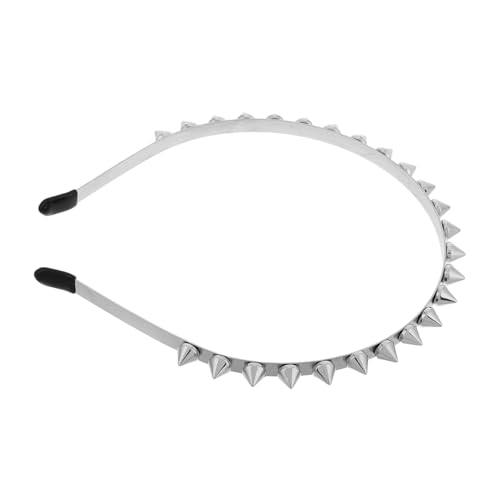 Healvian Punk Nieten Haarreif mit Spitzem Design aus Robustem Legierungs material Sicherer Halt Vielseitig für Partys Konzerte und Alltag Modisches Gothic Haarband für Damen Healvian Punk Nieten Haarreif mit Spitzem Design aus Robustem Legierungs material Sicherer Halt Vielseitig für Partys Konzerte und Alltag Modisches Gothic Haarband für Damen von Healvian