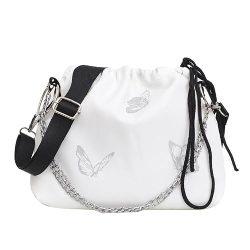 Healvian Reflektierende Schmetterling Umhängetasche Damenmodisch Große Kapazität Schultertasche Vielseitig für Alltag Reise Shopping Geeignet von Healvian